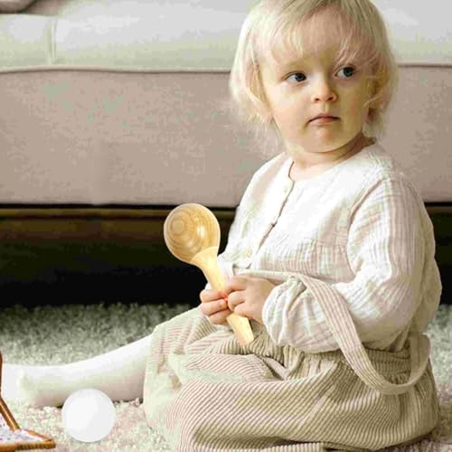 GXGM Pack of 2 Mini Wooden Maracas for Children DIY Rumba Shaker Hammers Egg Shaker Kids Maracas Rattles, Aab, M - Medaid International