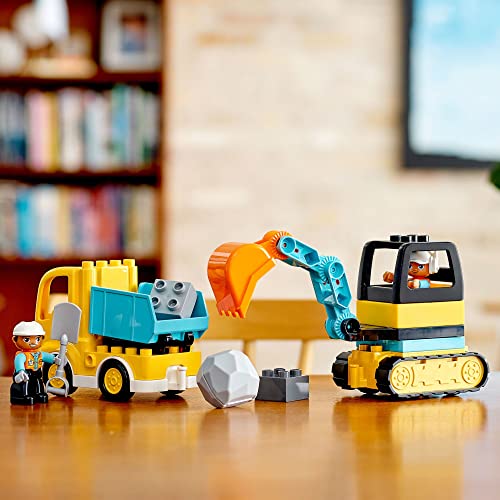 Lego - DUPLO Town Truck & Excavator Set for Toddlers - Educational Building Blocks