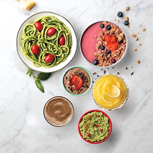 Magic Bullet Magic Bullet, 4 Piece Accessories, Multi-Function High-Speed Blender, Silver, MB4-0612 - Medaid