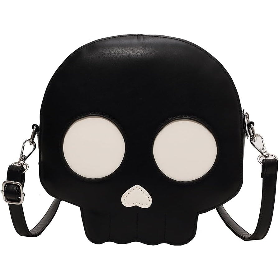 Halloween Purse Ghost Crossbody Bag for Women Men Novelty Ghost Purse Shoulder Satchel Bag Funny Halloween Accessories - Medaid