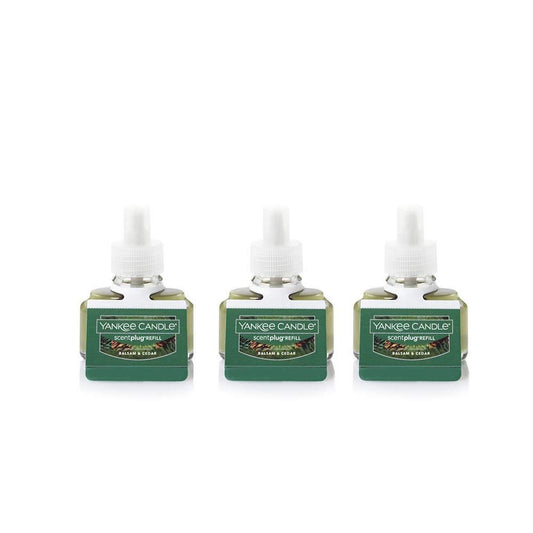 Yankee Candle ScentPlug Refill, Balsam & Cedar (Pack of 3) - Medaid International