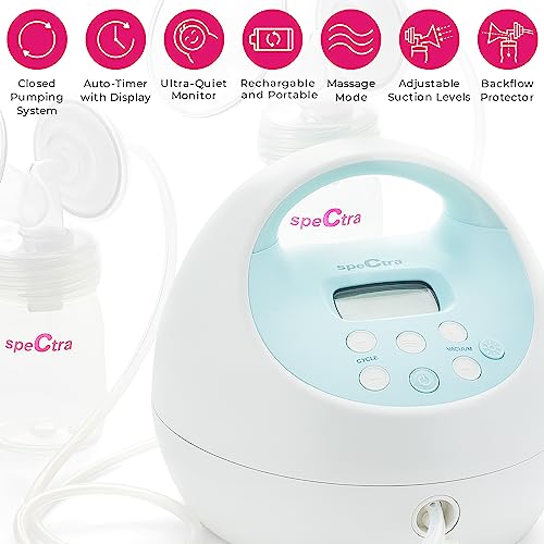 Spectra - S1 Plus Electric Breast Milk Pump for Baby Feeding - Convenient Breast Feeding Support|B00DBKFFJM