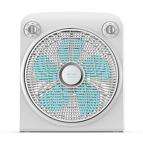 Cecotec - EnergySilence 6000 PowerBox Floor Fan, 50W, 5 Blades, 3 Speeds