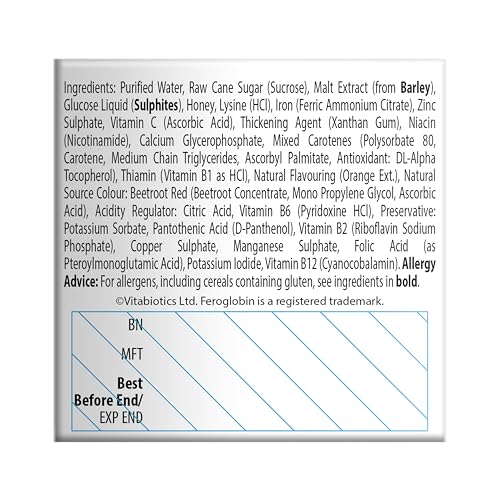 Feroglobin Gentle Iron and Nutrient Liquid - Reduce Tiredness and Fatigue | Maintain Health and Vitality | Natural Iron Source - Medaid International