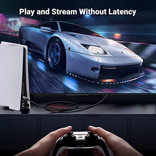 UGREEN - Cat 8 Ethernet Cable 40FT, 40Gbps Speed, Shielded, Heavy Duty