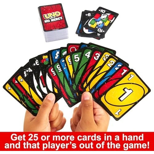 UNO Show ‘em No Mercy Card Game for Kids, Adults & Family Night, Parties and Travel - Medaid - Lebanon