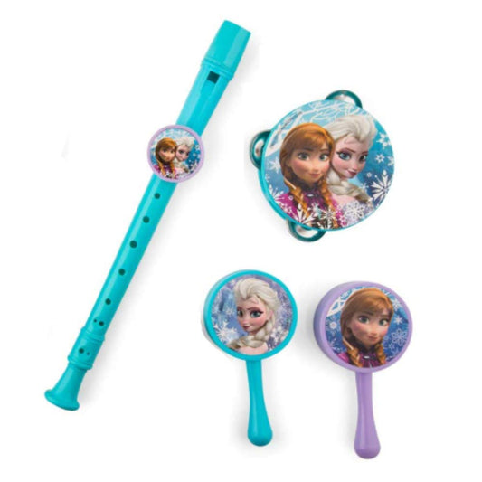 Disney Frozen Musical Instrument Set (Recorder, Maracas, Tambourine) - Medaid International