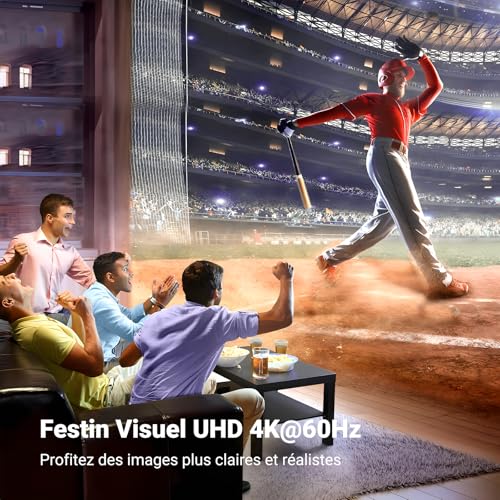 UGREEN - 4K HDMI Switch 60Hz, 2 Inputs, 1 Output, HDR, Dolby Atmos Compatible