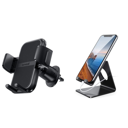 Lamicall Phone Stand & Phone Mount for Car Vent - Medaid International