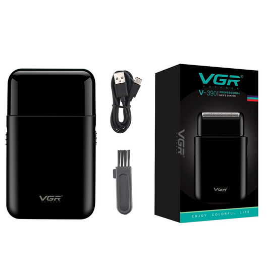 VGR V390 Ultra-Thin Electric Shaver & Beard Trimmer ‚Äì Rechargeable Razor with USB - Medaid International