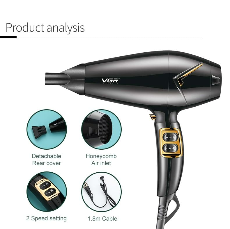 VGR V423 Professional Hair Dryer - Medaid International
