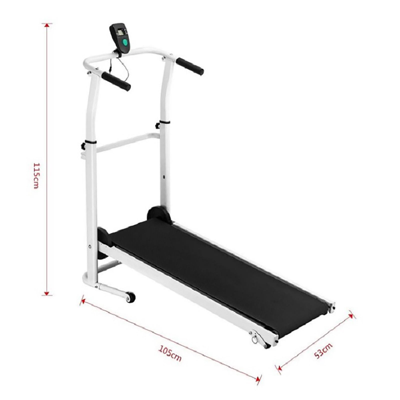 NaKeah Foldable Treadmill, Walking Pad Treadmill Under Desk, Portable Treadmill for Home and Office, Folding Treadmill 2 in 1 with LED Display,A - Medaid International