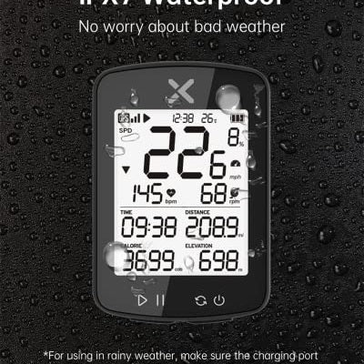 Xoss - GPS Bike Computer with ANT+/Bluetooth, IPX7 Waterproof, 28 hrs Battery Life
