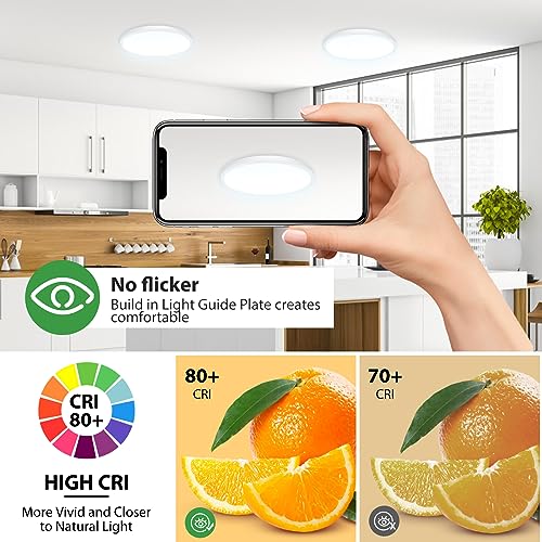 Hepside - Versatile LED Ceiling Light with 3000K/4500K/6000K Options