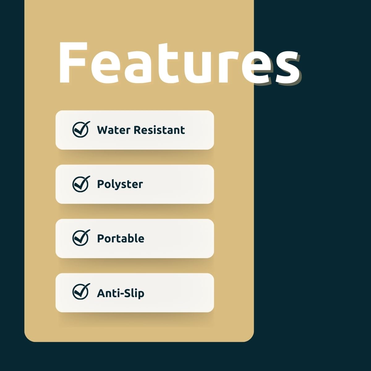 HILALFUL Teeny Tiny Gold Makkah Polyester Prayer Mat | Muslim Praying Rug for Kids & Children | Water Resistant | Anti-Slip | Islamic Gift for Eid, Ramadan | for Travel | Lightweight | Soft Fabric - Medaid International