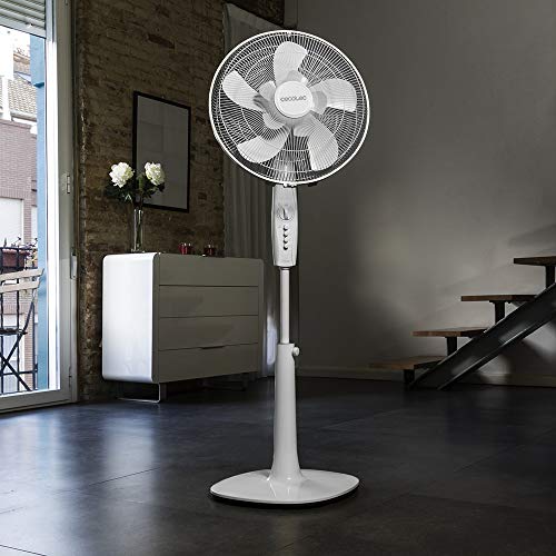 Cecotec - EnergySilence 1010 Floor Fan, 16 Inch, 60W, 3 Speeds, Timer, Oscillating