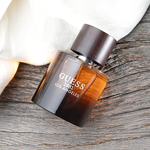 Guess 1981 Los Angeles Eau De Toilette Cologne Spray for Men, 3.4 Fl. Oz. - Medaid International