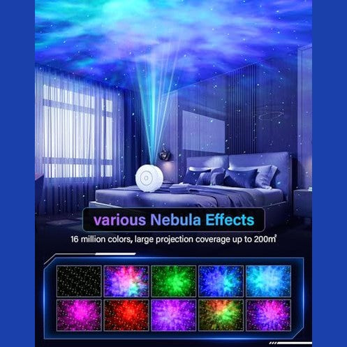 DOWILLDO - Smart Star Galaxy Projector with 16 Million Colors & APP Control