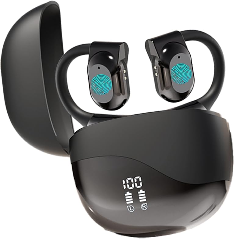 AI Language Translation Earbuds - Real Time Two Way OWS Translator Earphones - 144 Languages Auto Translate Wireless Headphones - Instant Translating Device fit iOS & Android for Business Travel - Medaid International