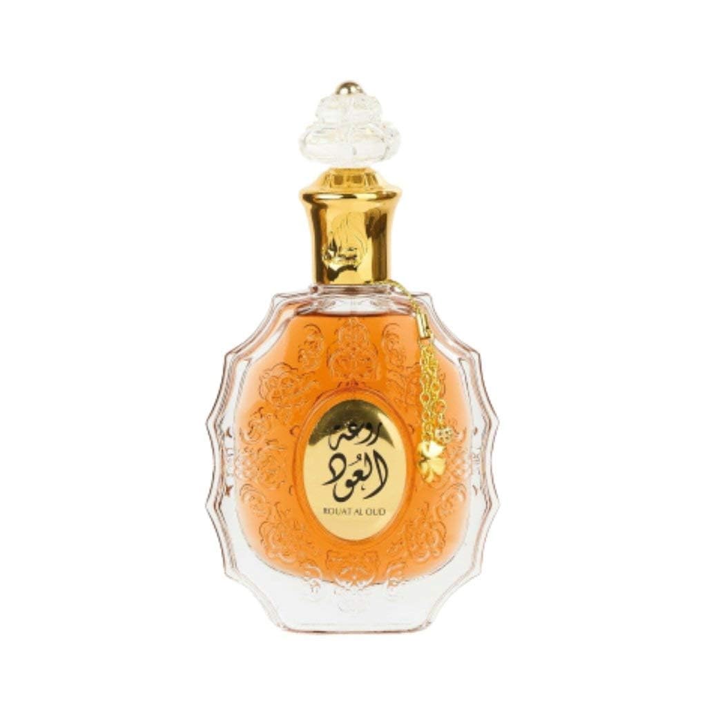 Lattafa Rouat Al Oud for Unisex Eau de Parfum Spray, 3.4 Ounce - Medaid International
