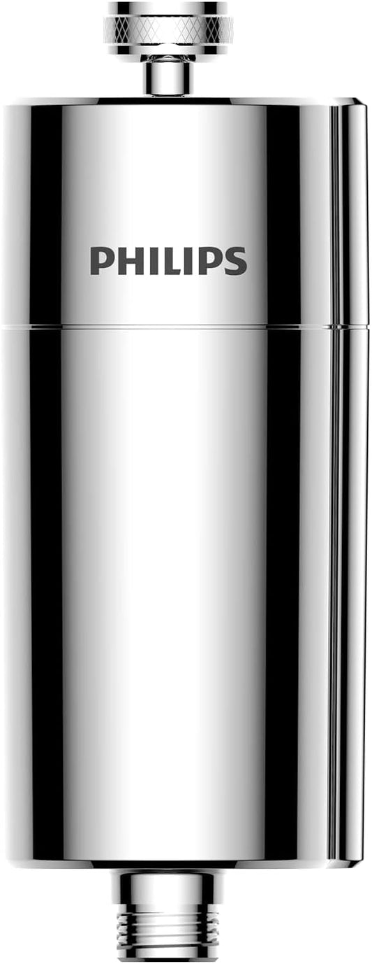 Philips Shower Filter, Water Softener for Hard Water Shower Head Filtration with Double Mesh & NSF Certified KDF Material, Reducing Chlorine/Impurities/Rust Sediments for Handheld Showerhead AWP1775CH - Medaid International