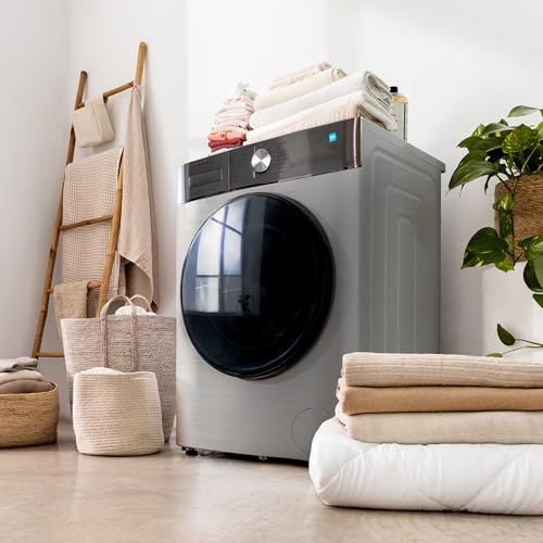 Cecotec - 9kg Front-Loading Washing Machine with Inverter Motor & SteamMax