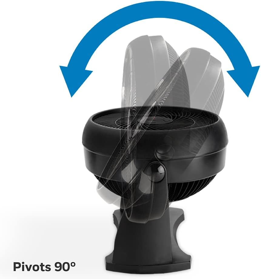 Honeywell TurboForce Power Fan (Quiet Operation Cooling, 90° Variable Tilt, 3 Speed Settings, Wall Mount Feature, Table Fan) HT900E - Medaid International