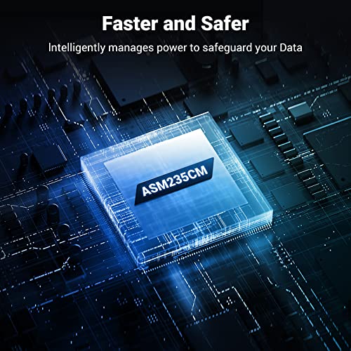 Ugreen - 2.5" USB C Hard Drive Enclosure, SATA III 6Gbps, UASP Compatible, for SSD/HDD