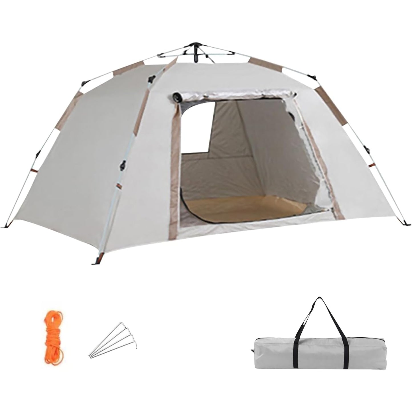 DAYONG Camping Tent, Automatic Pop Up Outdoor Tent, Portable Waterproof Sunscreen Tent with Carry Bag, Lightweight Instant Tent for Camping, Hiking, Desert, Beach. - Medaid - Lebanon