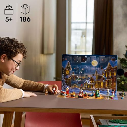 Lego City 60475 LEGO(R) City Advent Calendar 2025 Toy Birthday Present Blocks Educational Boys Girls Children 5 6 7 8 Years Old Mom Dad Christmas - Medaid International