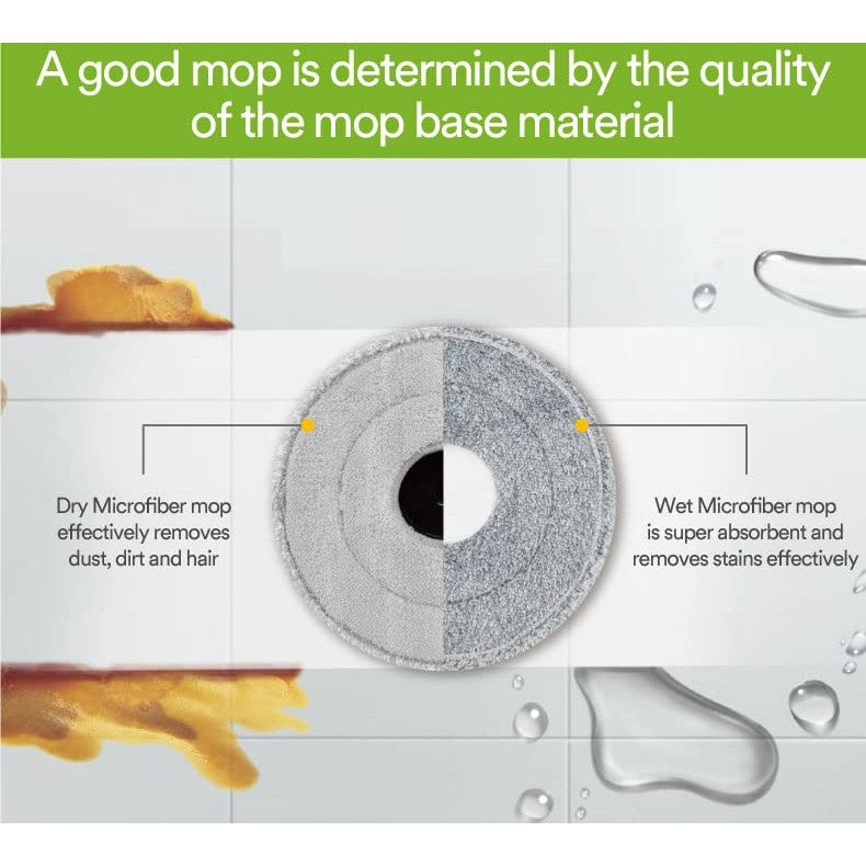 Scotch-Brite 2-in-1 Bucket Spin Mop Set (Includes: mop with Stick, Bucket, mop Refill) | 360 Easy All-Around Cleaning | Cleaning Mop | rinsing and Drying in a Single Bucket | Floors | 1 Set/Pack - Medaid International