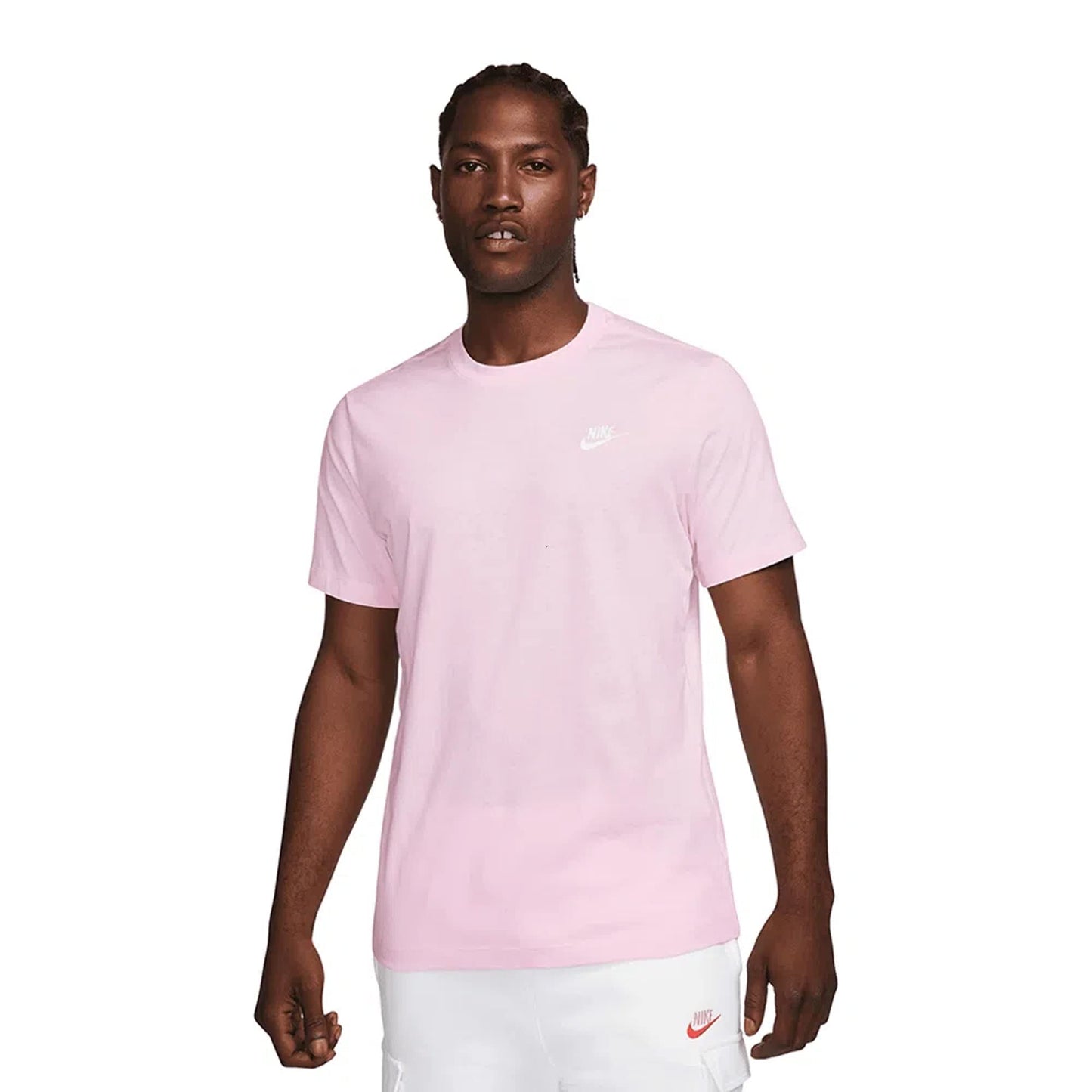 Nike Men's Sportswear Club T-Shirt, Pink Foam/White, XX-Large - Medaid International