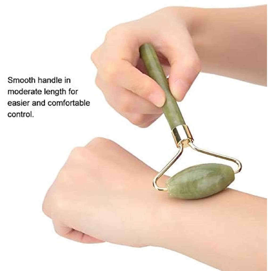 fuvooi Jade Gua Sha Facial Massager Set - 5 in 1 Skin Care Tools with Roller and Massager - Medaid International