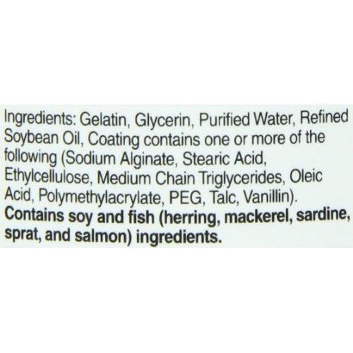 21st Century Fish Oil 1000 Mg Enteric Coated Softgels, 180Count - Medaid International