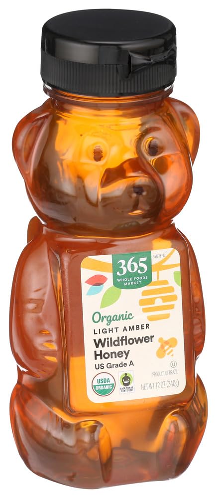 365 by Whole Foods Market, Organic Light Amber Wildflower Honey, 12 Ounce - Medaid International