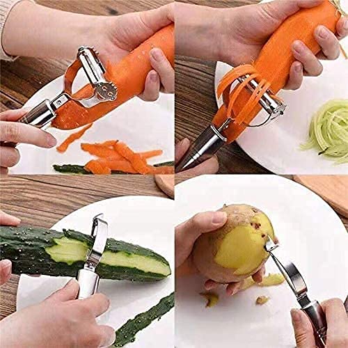 Multifunctional Vegetable Peeler & Slicer Stainless Steel - Medaid International