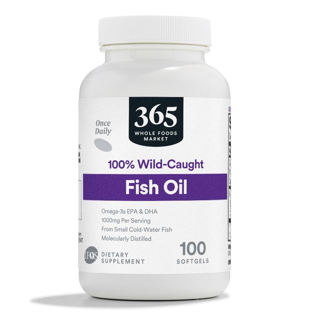 365 by Whole Foods Market, Oil Fish 1000 Mg, 100 Softgels - Medaid International