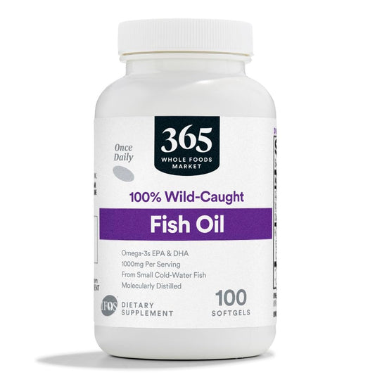 365 by Whole Foods Market, Oil Fish 1000 Mg, 100 Softgels - Medaid International