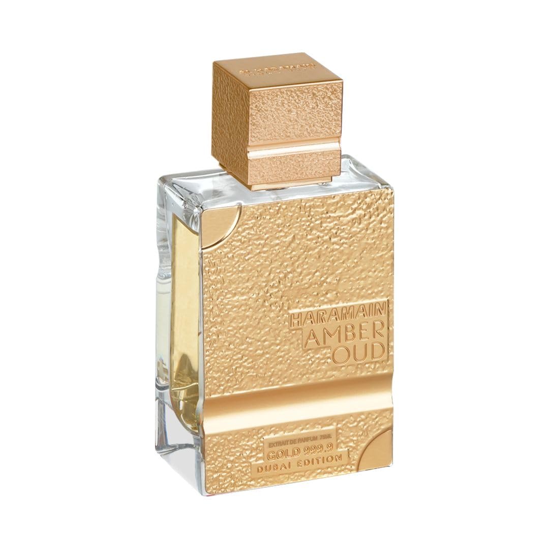 Al Haramain Amber Oud Gold 999.9 - Dubai Edition - Arabian Perfume for Women - Long Lasting Fragrance - Arabic Perfume - Extrait De Parfum - 3.33 oz EDP Spray - Medaid International