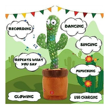 Kidbird - Dancing Talking Cactus Toy, Sings, Records & Repeats for Fun