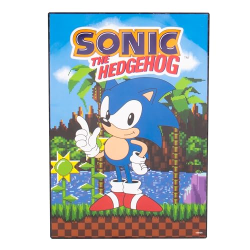 Fizz Creations - Sonic The Hedgehog USB Poster Light, A4, Official Merchandise