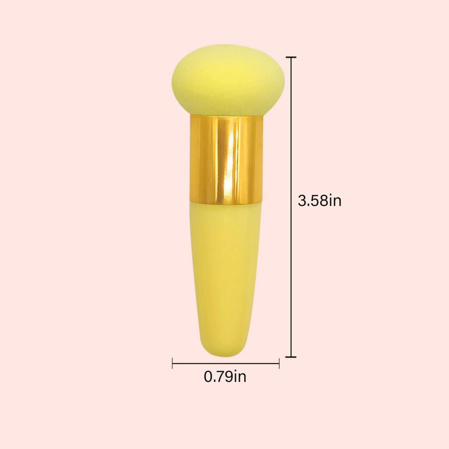 Foundation Makeup Sponge with Handle Beauty Blender for Flawless Application and Blending, Blue - Medaid International