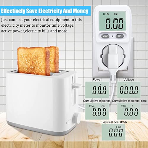 Calandis - Digital Backlit Power Monitor Socket 230V/16A for Accurate Testing
