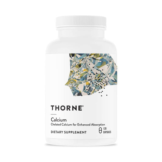 THORNE - Calcium - (Formerly DiCalcium Malate) - Chelated Calcium for Enhanced Absorption with DimaCal for Bone Density Support* - 120 Capsules - Medaid International