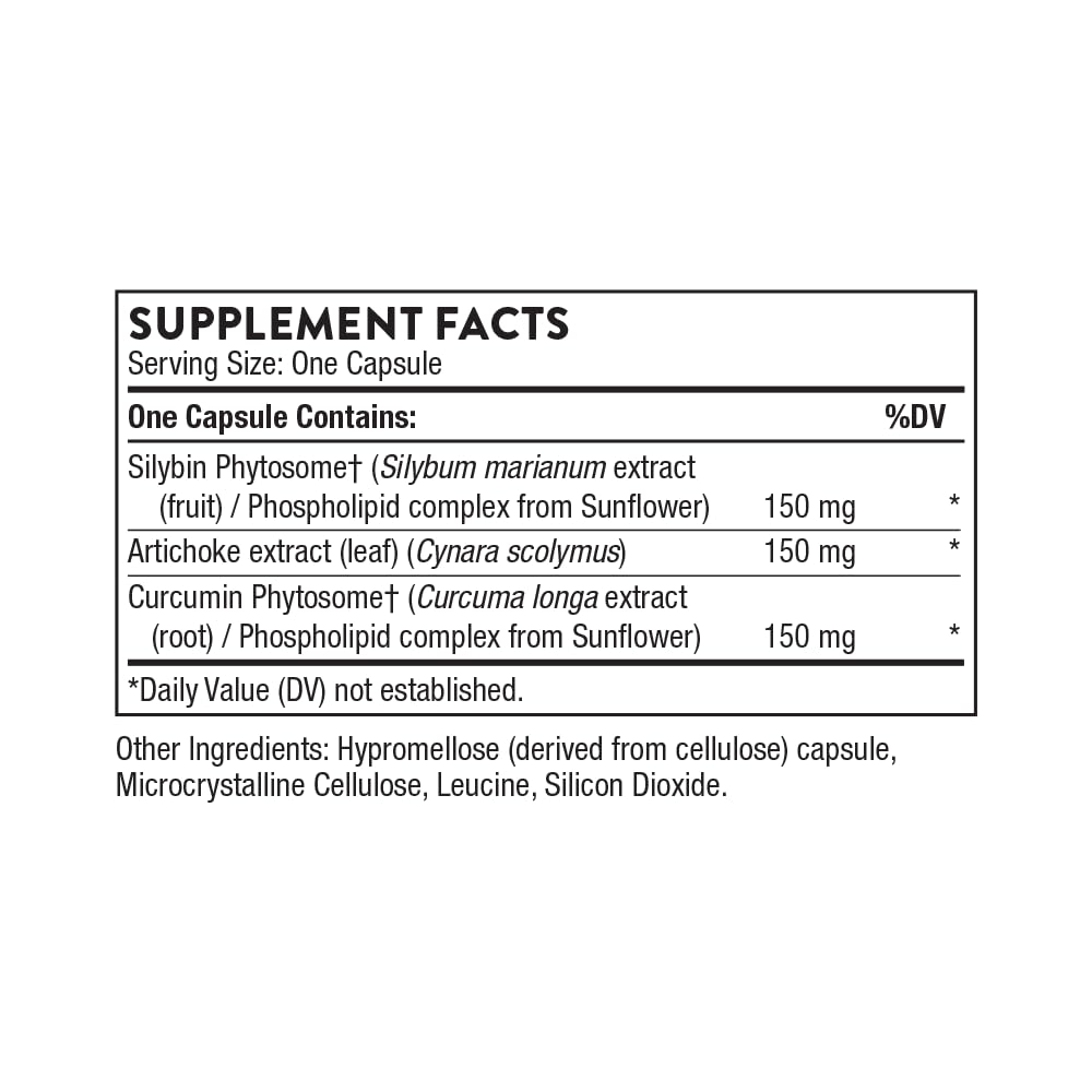 THORNE - S.A.T. - Milk Thistle Complex with Silymarin, Artichoke, and Turmeric Extracts for Liver Support* - Soy, Gluten & Dairy Free - 60 Capsules - Medaid International