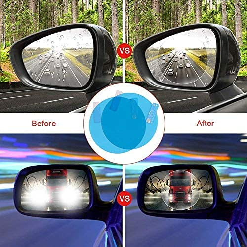 Waterproof Anti Fog Film Rain Proof Car Mirror for All Vehicles - Set of 2 - Medaid International