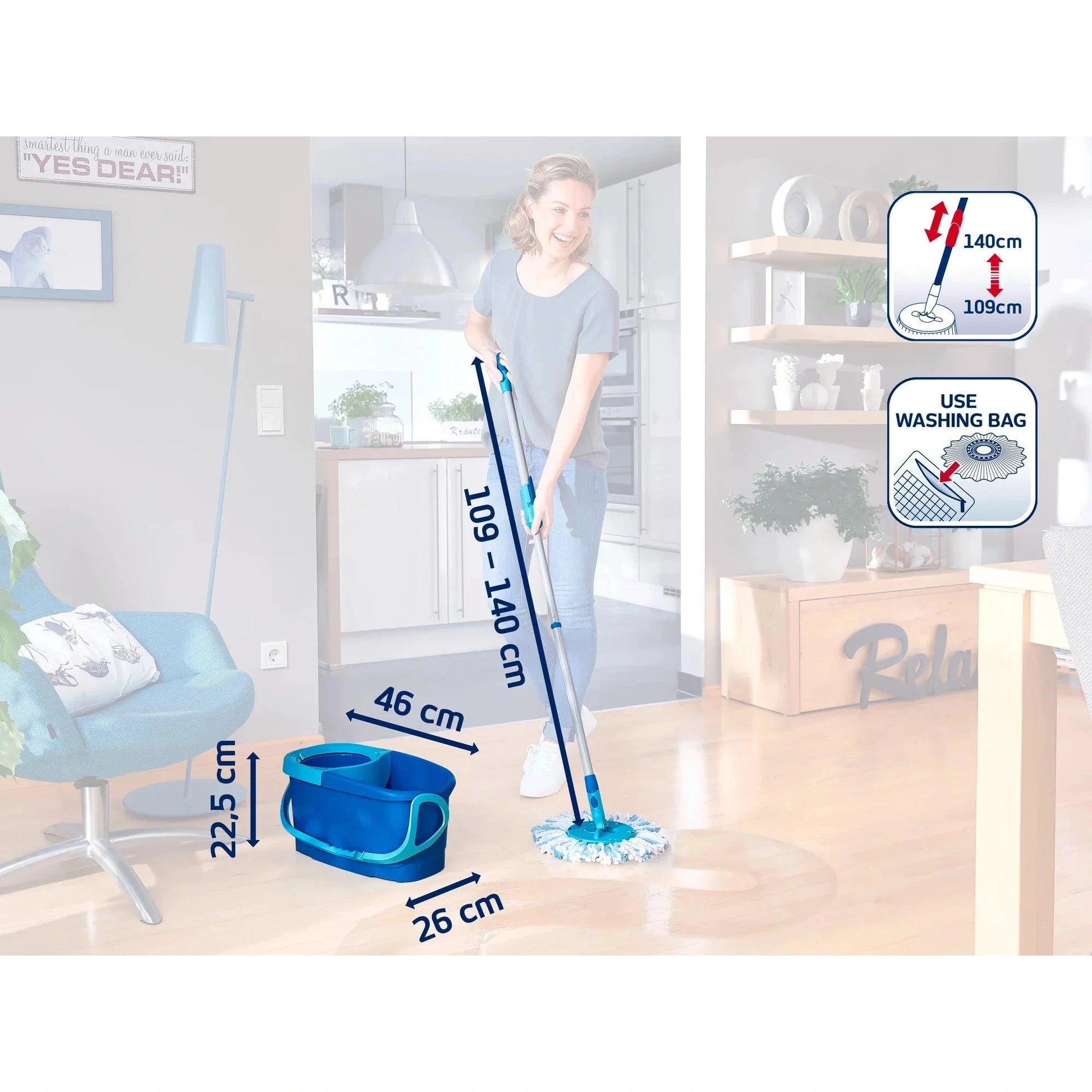 CLEAN TWIST Ergo Disc Mop Set - Medaid International