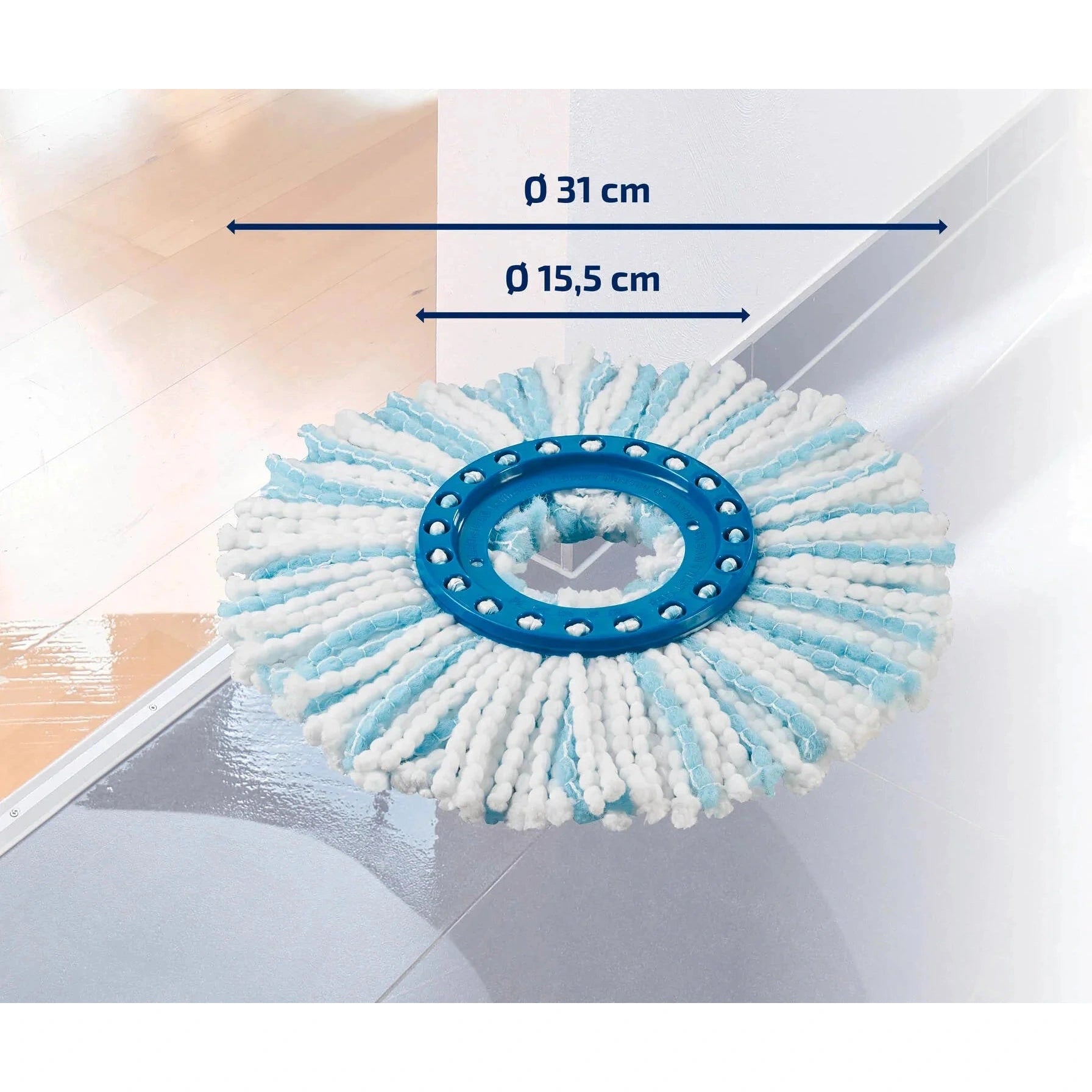 CLEAN TWIST Disc Mop Micro Duo Replacement Head - Medaid International