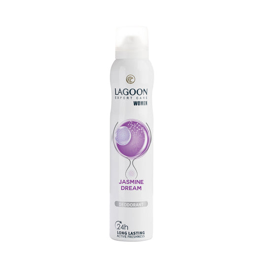Lagoon Jasmine Dream 24HR Active Freshness Deo Spray for Women 200ml - Medaid