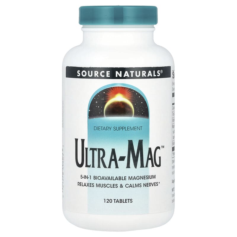 Source Naturals, Ultra-Mag™, 120 Tablets - Medaid International